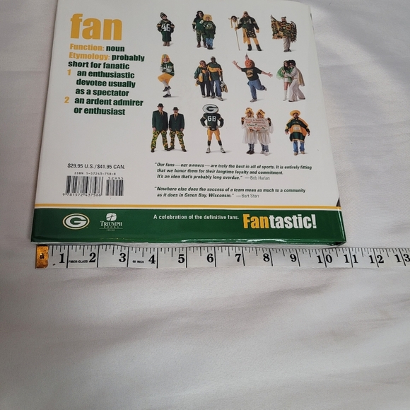 Greenbay Packers Green Gold & Proud Hardvover Book & DVD 2005 - Picture 11 of 12